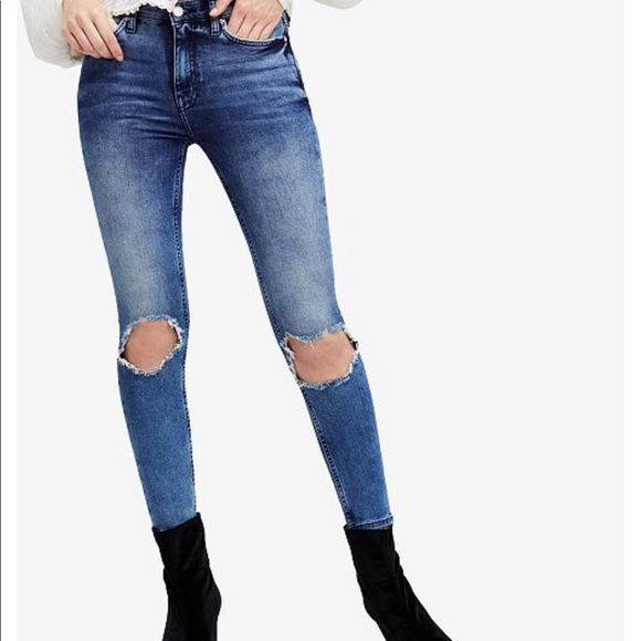 Free People Denim - Free People • Busted Knee • Size 30 • NWT